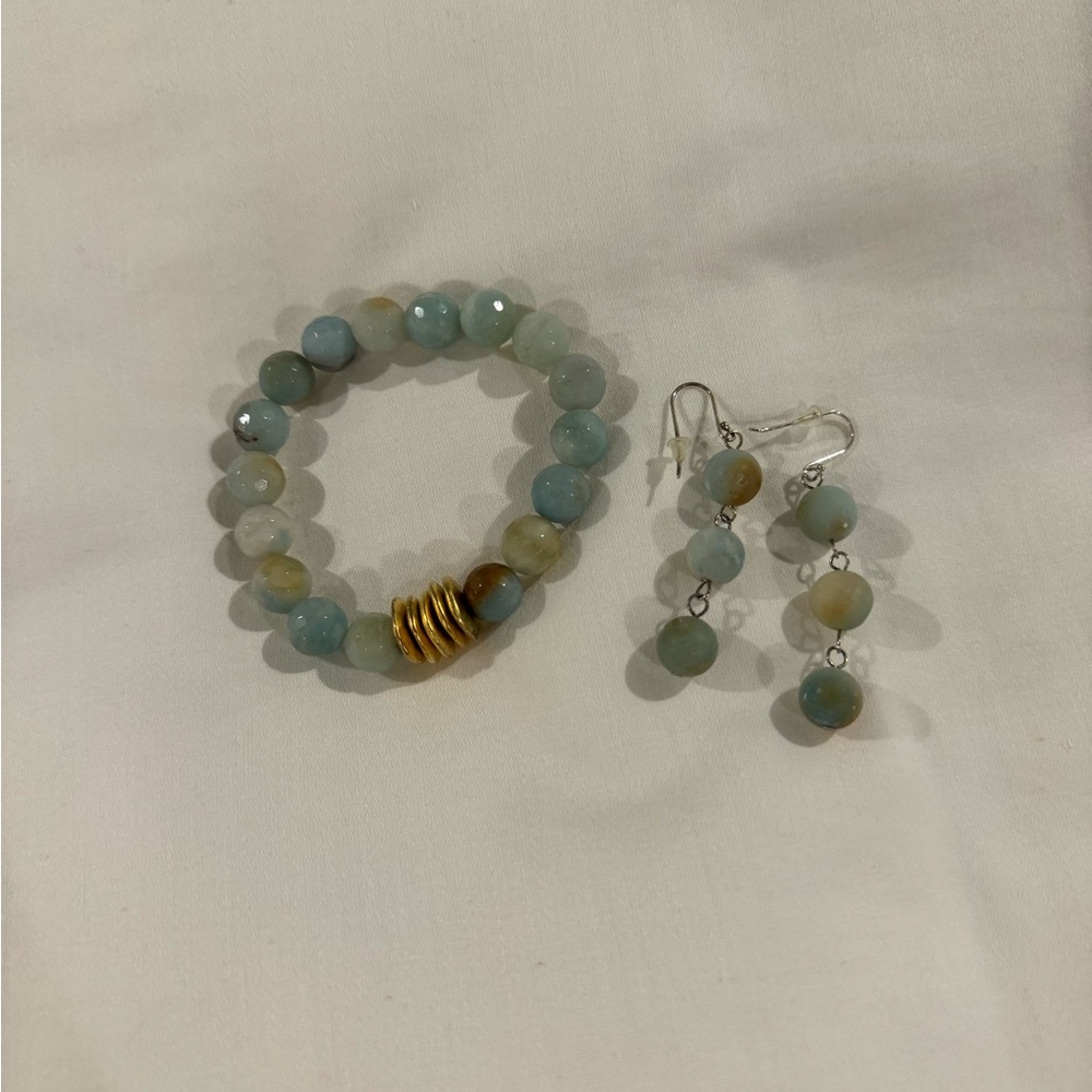 Fun Beaded Bracelet and Earring Set